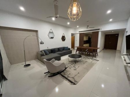Living Room - Clear Point 03 Bedrooms Fully Furnished Apartment For rent in Rajagiriya