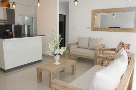 Living Room - (DAR1148) 3BR Furnished Apartment for Rent in Kottawa