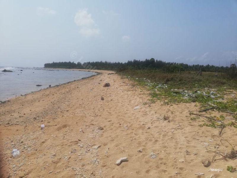 Beachfront land for sale in Pasikudah