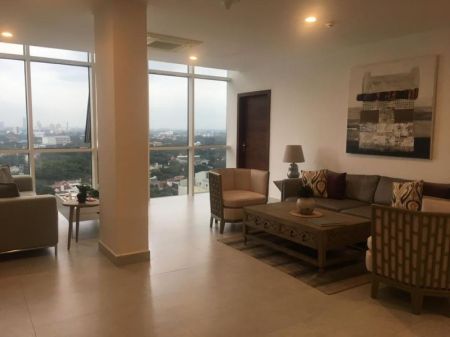 Living Room - Luxury 3 Bedroom Apartment for Rent at Platinum One Suites / USD 2,000 (Negotiable) (EM199RN)