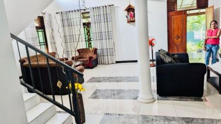 Living Room - (KR283) Two Storey House for Rent in Pamunugama