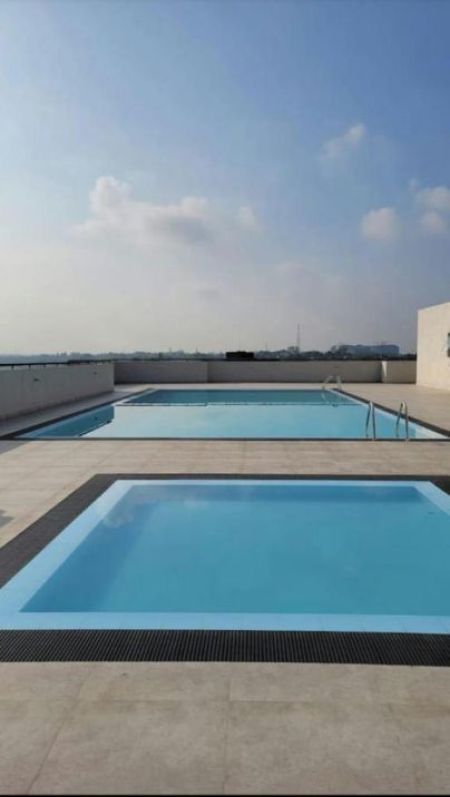 Pool - Sanasro - 03 Bedroom Semi Furnished Apartment for Rent in Battaramulla (A6047)