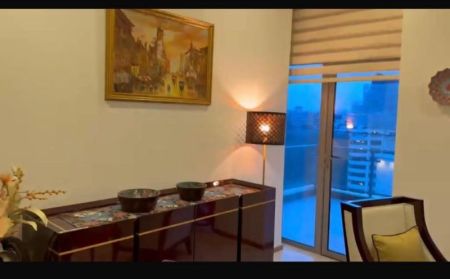 Living Room - ALTAIR Residency, Luxury 3 Bed Rooms Apartment For Rent 