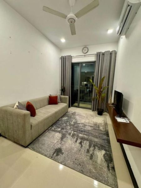 Living Room - Tri-Zen - 01 Bedroom Furnished Apartment for Rent in Colombo 02 (A6052)