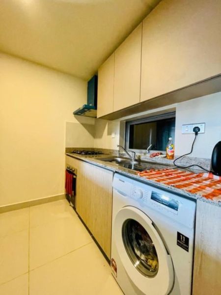 Kitchen - Aquaria 2 bedrooms furnished for rent - Colombo 5 