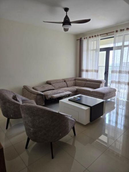 Living Room - Fully Furnished 2 Bedroom Apartment for Rent - Havelock City