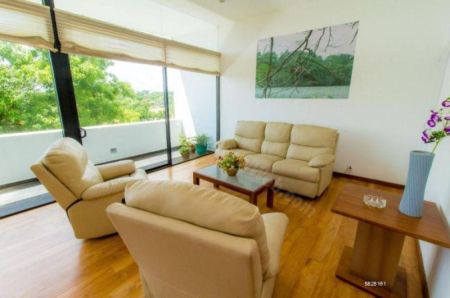 Living Room - Fully Furnished 3 BR Apartment for Rent in Thalangama Lake View  Road – Battaramulla | LKR 195,000 Per Month | KO-550