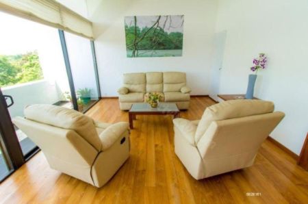 Living Room - Fully Furnished 3 BR Apartment for Rent in Thalangama Lake View  Road – Battaramulla | LKR 195,000 Per Month | KO-550