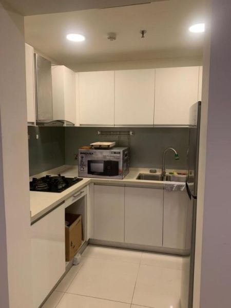 Kitchen - Modern 2 Bedroom Apartment for Rent at Capital Trust Residencies, Ethul Kotte / LKR 270,000 per month (EM014SL)