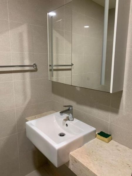 Bathroom - Modern 2 Bedroom Apartment for Rent at Capital Trust Residencies, Ethul Kotte / LKR 270,000 per month (EM014SL)
