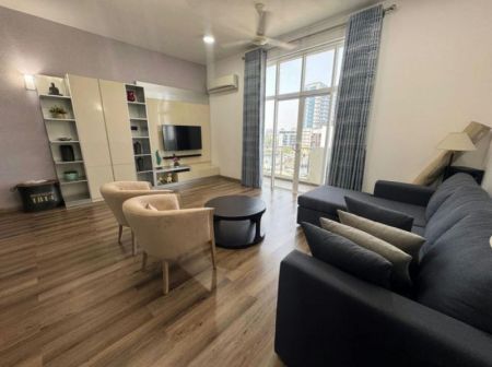Living Room - Span Tower - 03 Bedroom Furnished Apartment for Sale in Colombo 05 (A4222)-SOLD