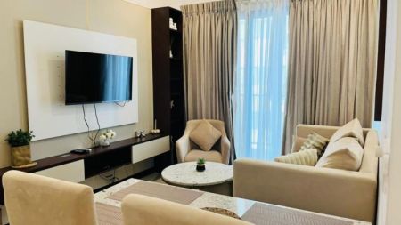 Living Room - Tri-Zen 2BR Apartment for Rent in Colombo 2 - EA942