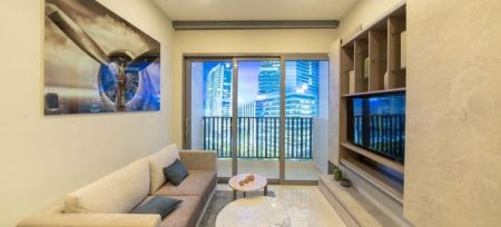 Living Room - Trizen 03 Bedroom Apartments for Sale - Colombo 02
