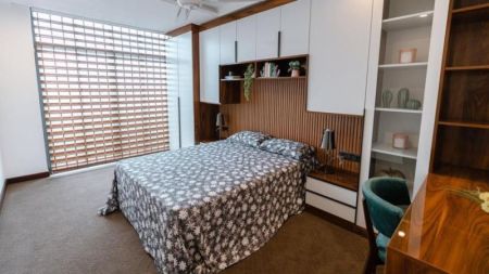 Bedroom - Fully Furnished 3 Bedroom Apartment for Sale – Vanderwert Residencies, Dehiwala