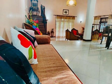 Living Room - (MR342) Furnished Two Storey House for Rent in Malabe