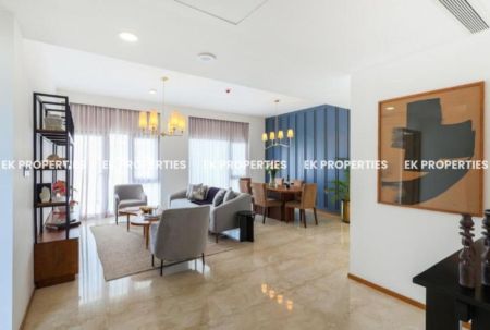 Living Room - 3 Bedroom Furnished Apartment For Sale in Altair – Straight Tower, Colombo 2 | Above 25th Floor | 1627 sq.ft | EK-1459
