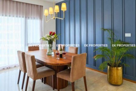 Dining room - 3 Bedroom Furnished Apartment For Sale in Altair – Straight Tower, Colombo 2 | Above 25th Floor | 1627 sq.ft | EK-1459