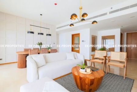 Living Room - 3 Bedroom Furnished Apartment For Sale in Altair – Straight Tower, Colombo 2 | Above 26th Floor | 1627 sq.ft | EK-1460