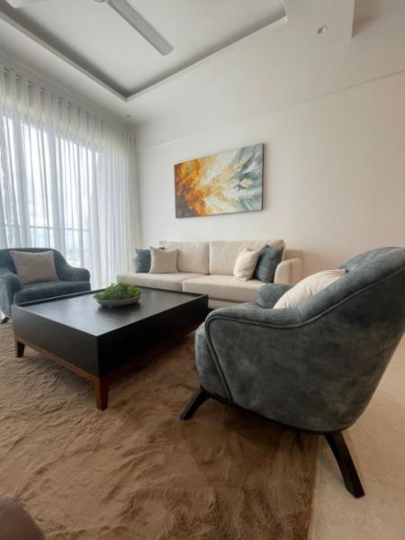 Living Room - 3BR Apartment for Rent at Marina Square Colombo 15 | USD 2200