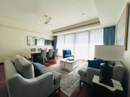Living Room - 3 Bedroom Apartment for Rent in Cinnamon Life