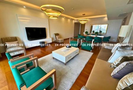Living Room - The Residences At One Galle Face - East Tower | 2 Bedroom Apartment For Rent | 1733 sq.ft | Furnished | EK-1061
