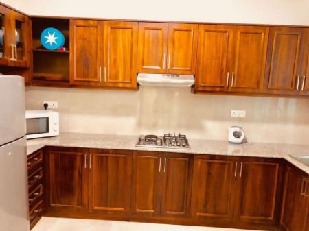 Kitchen - Luxury 3BR Fully-Furnished Apartment for Rent in Dehiwala