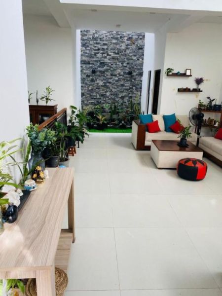 Living Room - Spacious 5BR Fully-Furnished House for Sale in Thalawathugoda