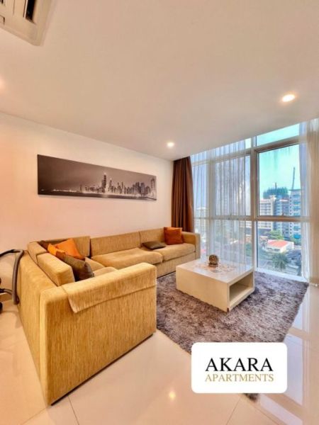 Living Room - Platinum 1 Furnished Apartment for Sale - A8239