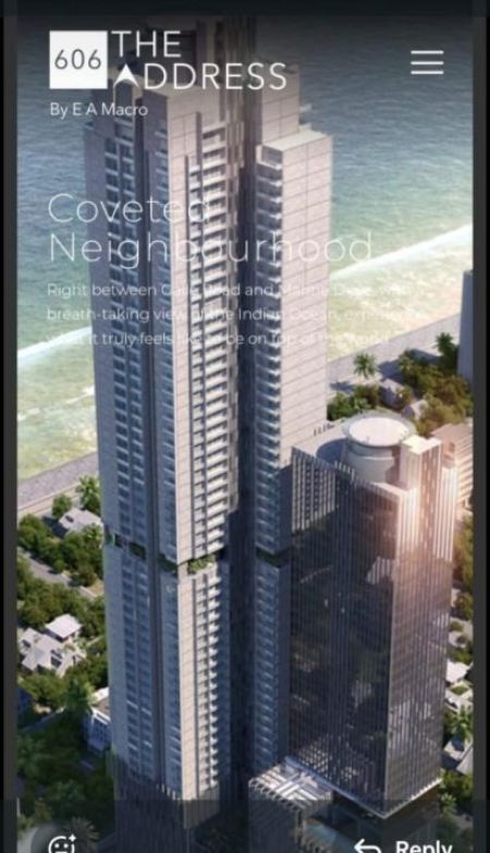 Exterior - 3 Bedroom Apartment for Sale - Colombo 3 | LKR 150,000,000 (EM610)
