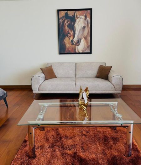 Living Room - One Galle Face/High-end furnished/04beds/for rent in Colombo-02. 