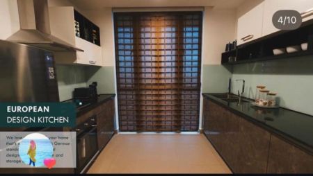 Kitchen - Luxury 3 Bedroom Apartment for Sale at Vanderwert Residencies Dehiwala / LKR 55,000,000 (EM201RN)