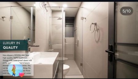 Bathroom - Luxury 3 Bedroom Apartment for Sale at Vanderwert Residencies Dehiwala / LKR 55,000,000 (EM201RN)