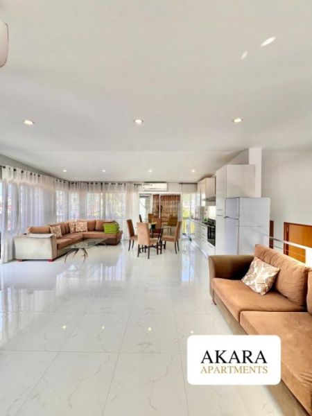 Living Room - 1500 Sq.ft Furnished Apartment for Rent - A50766