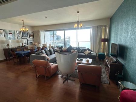 Living Room - One Galle Face/Furnished/3 beds/for rent in Colombo 2