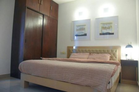 Bedroom - The Heights - 03 Bedroom Furnished Apartment for Sale in Colombo 05 (A5535)-SOLD
