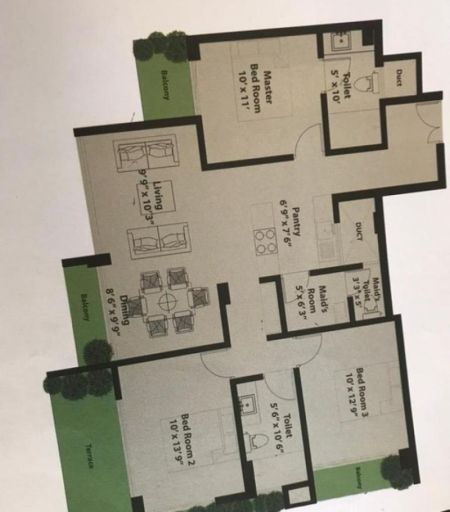 Exterior - Access - 03 Bedroom Unfurnished Apartment for Sale in Colombo 05 (A1889)