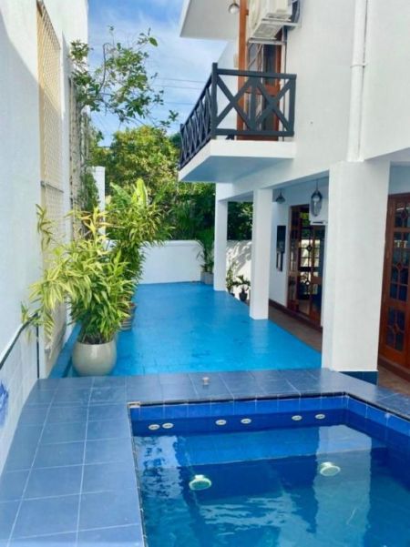 Pool - Luxury 5 Bedroom Villa for Rent – Nawala | LKR 850,000 / Month (EM124JS)