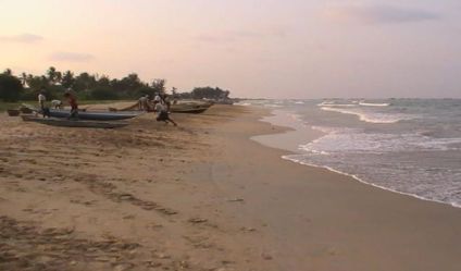 Beachfront land