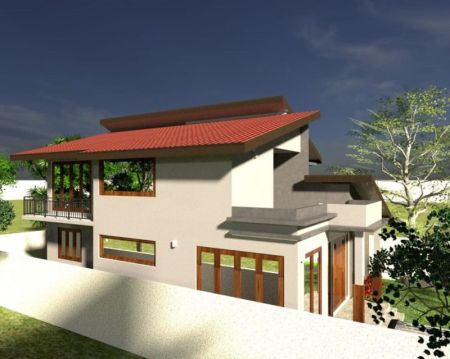 Exterior - Kottawa - Kudamaduwa South, Siddamulla 02 Storied House (Incomplete House) on 14.6 Perches of Land for Sale