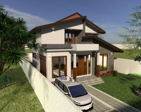 Exterior - Kottawa - Kudamaduwa South, Siddamulla 02 Storied House (Incomplete House) on 14.6 Perches of Land for Sale