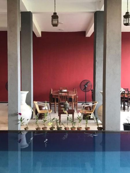 Pool - Three Stories Luxury House For Sale in Malabe - EH385