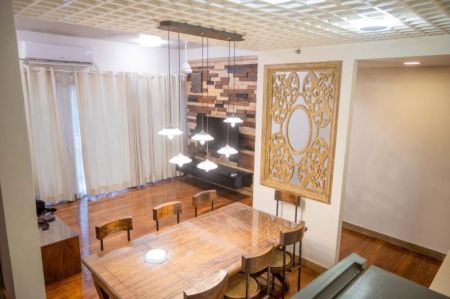 Dining room - 3 Bedroom Fully Furnished Apartment for Rent at Luxe Highway Residencies - Kottawa / LKR 210,000 per month (EM010NV)
