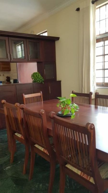 Dining room - (NR313) Furnished Three Storey House for Rent in Colombo 05