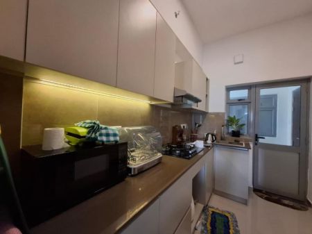 Kitchen - Canterbury Golf - Furnished 2BR Apartment for Sale in Piliyandala - EA688