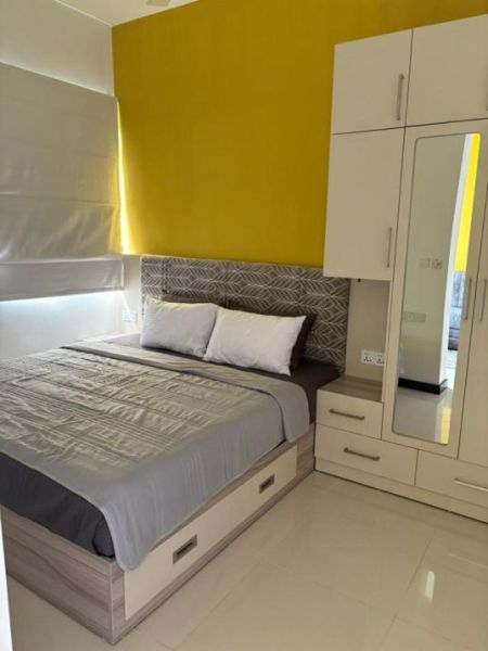 Bedroom - Fully Furnished Apartment for Rent at Trizen Tower 2 – Colombo 02