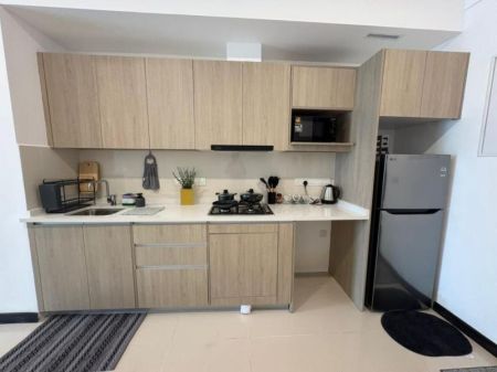 Kitchen - Fully Furnished Apartment for Rent at Trizen Tower 2 – Colombo 02