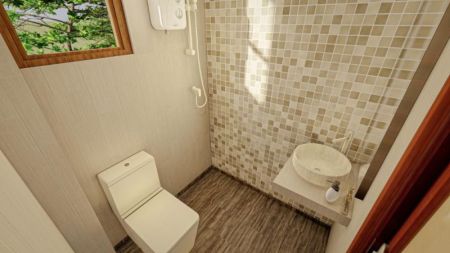 Bathroom - Fully Furnished Studio Apartments for Rent – Ideal for 2 Persons ( 12 units available ) 