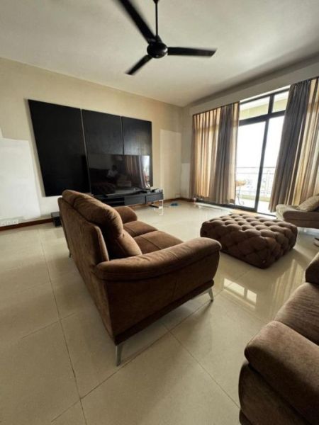Living Room - Elegant Luxury Fully Furnished 4BR Apartment for Rent at Havelock City – Park Tower✨