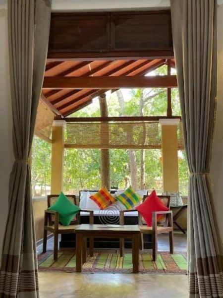 Living Room - 100 Perch Land with 2 AC Bedroom Villa Swimming Pool in Ranna – 2 km to BEACH