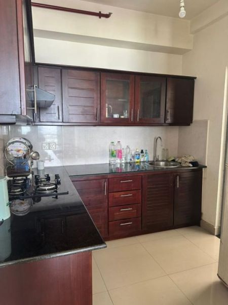 Kitchen - Oval view/Furnished/2 beds/Apartment for rent in Colombo 8